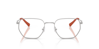 Armani Exchange AX1074 Eyeglasses Frame in 6020 Matte Silver, front view