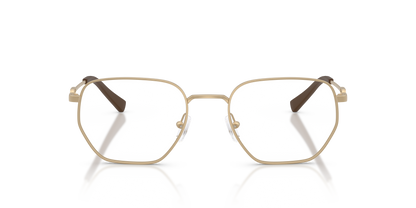 Armani Exchange AX1074 Eyeglasses Frame in 6121 Matte Pale Gold, front view