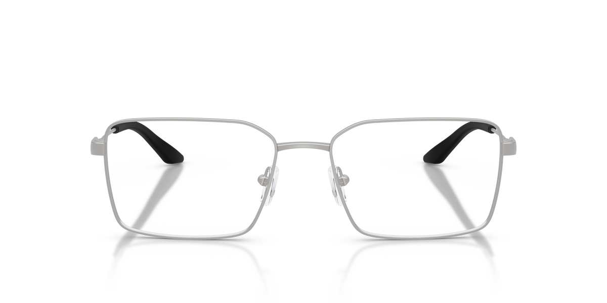 Armani Exchange AX1076 Eyeglasses Frame in 6020 Matte Silver, front view
