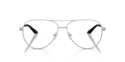 Armani Exchange AX1077 Eyeglasses Frame in 6020 Matte Silver, front view