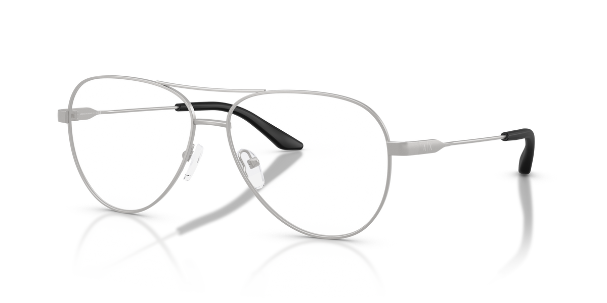 Armani Exchange AX1077 Eyeglasses Frame in 6020 Matte Silver