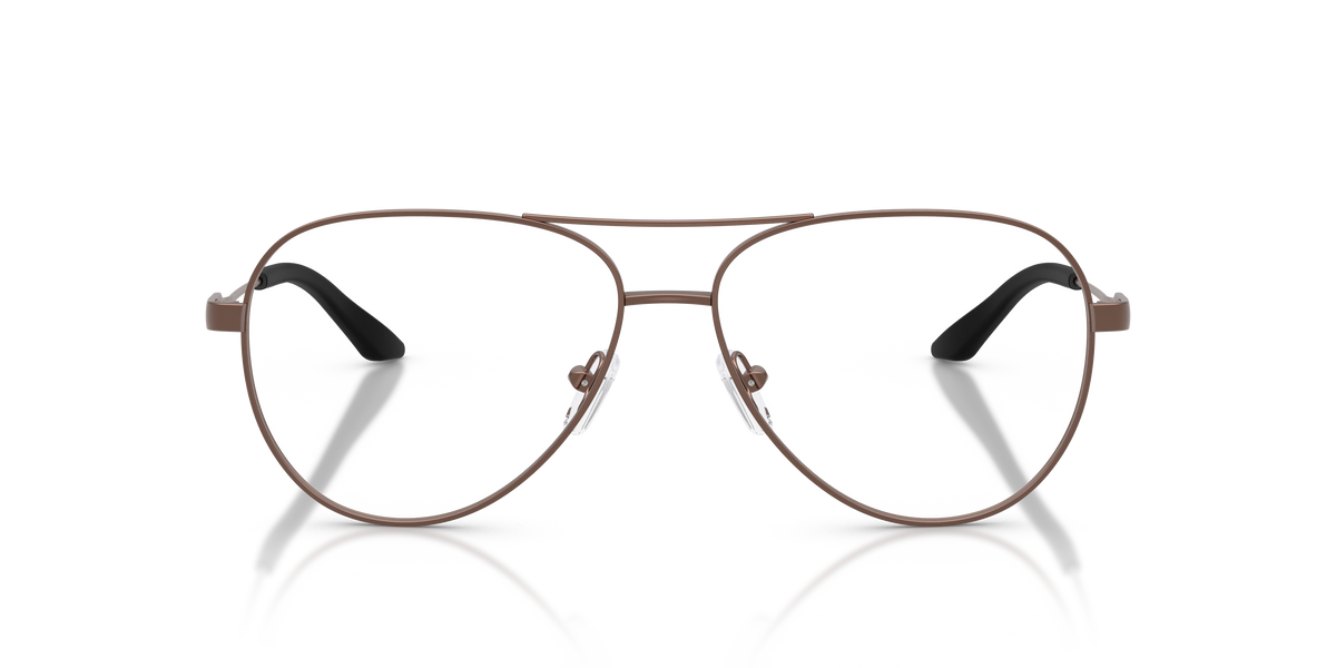 Armani Exchange AX1077 Eyeglasses Frame in 6106 Matte Bronze, front view