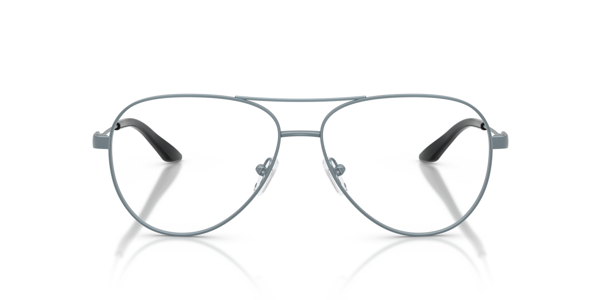 Armani Exchange AX1077 Eyeglasses Frame in 6132 Metalised Matt Blue, front view