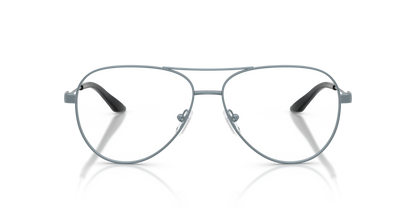 Armani Exchange AX1077 Eyeglasses Frame in 6132 Metalised Matt Blue, front view