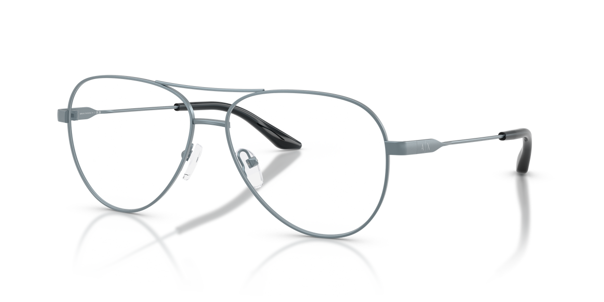 Armani Exchange AX1077 Eyeglasses Frame in 6132 Metalised Matt Blue
