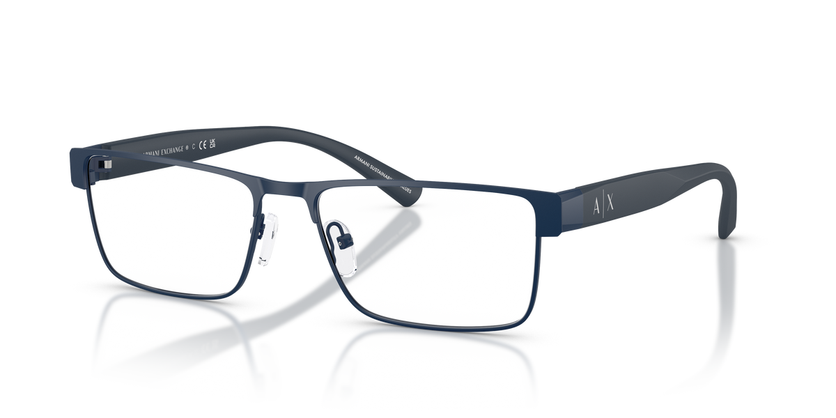 Armani Exchange AX1078 Eyeglasses Frame in 6099 Matte Blue