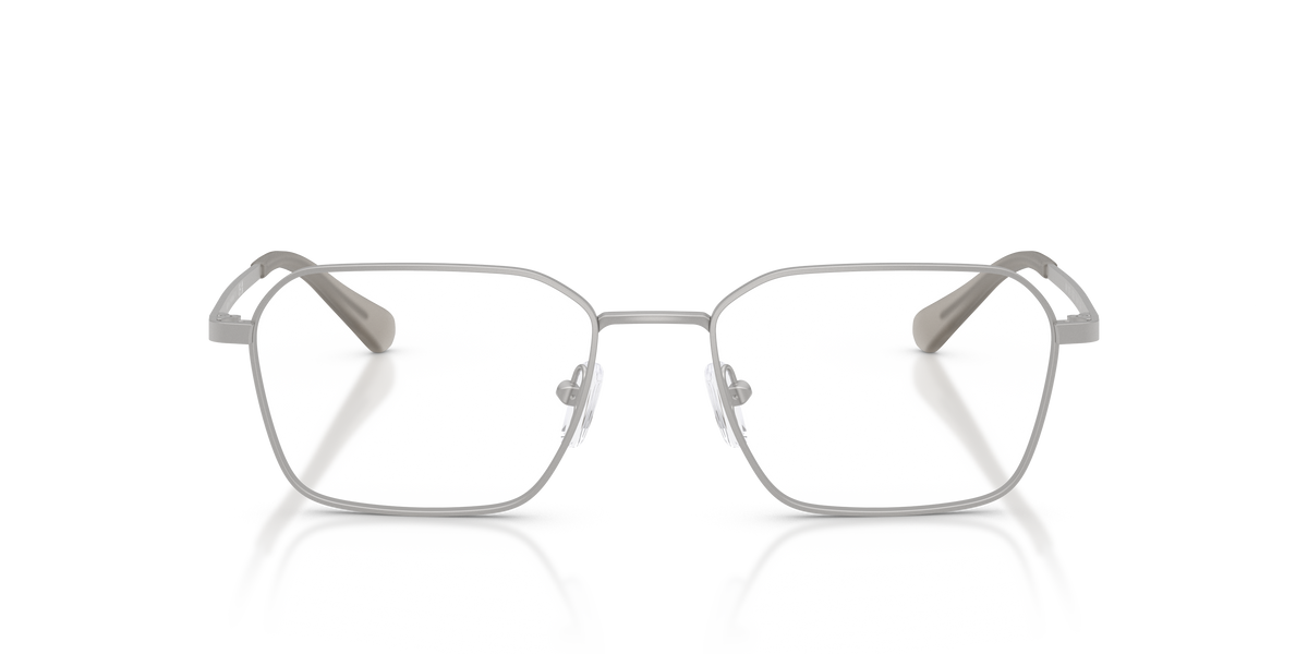 Armani Exchange AX1079 Eyeglasses Frame in 6020 Matte Silver, front view