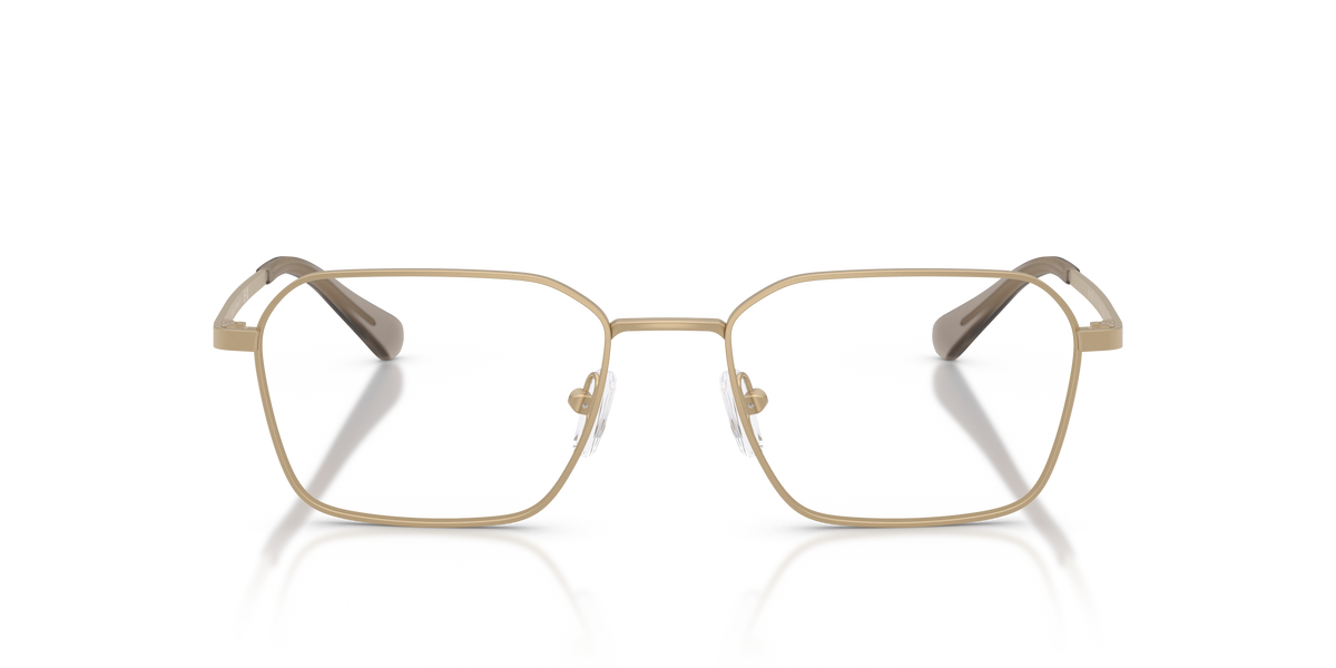 Armani Exchange AX1079 Eyeglasses Frame in 6121 Matte Pale Gold, front view