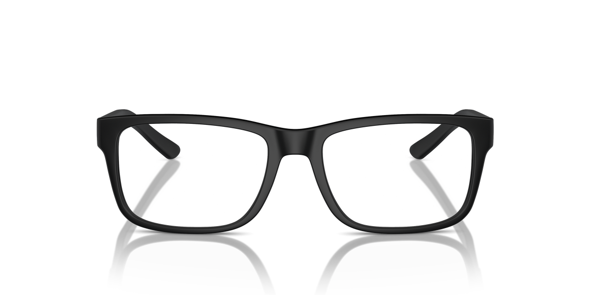Armani Exchange AX3016 Eyeglasses Frame in 8078 Matte Black, front view