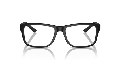 Armani Exchange AX3016 Eyeglasses Frame in 8078 Matte Black, front view