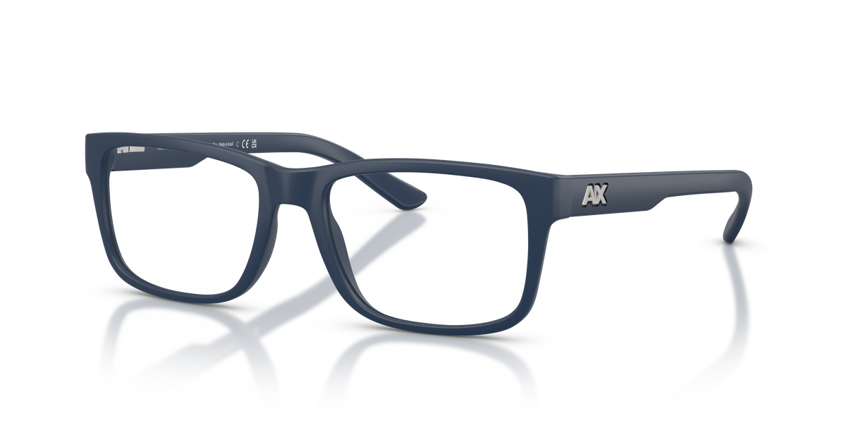 Armani Exchange AX3016 Eyeglasses Frame in 8399 Matte Navy Blue