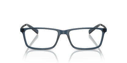 Armani Exchange AX3027 Eyeglasses Frame in 8238 Transparent Blue, front view