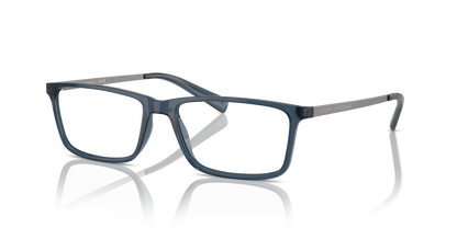 Armani Exchange AX3027 Eyeglasses Frame in 8238 Transparent Blue