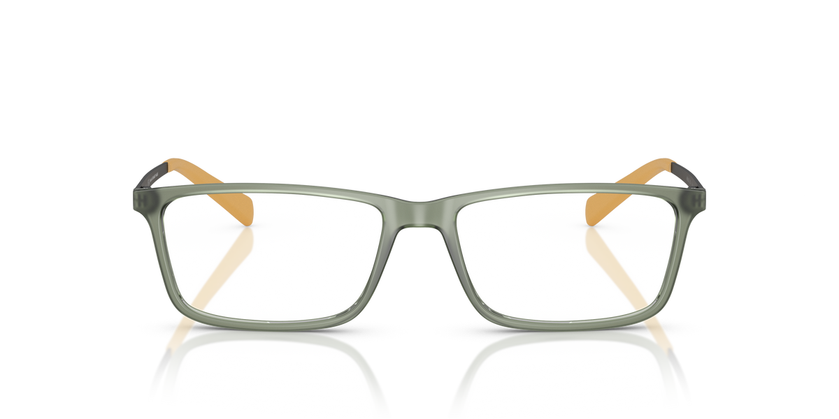Armani Exchange AX3027 Eyeglasses Frame in 8370 Matte Green, front view