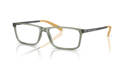 Armani Exchange AX3027 Eyeglasses Frame in 8370 Matte Green