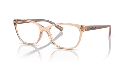 Armani Exchange AX3037 Eyeglasses Frame in 8342 Shiny Transparent Tundra