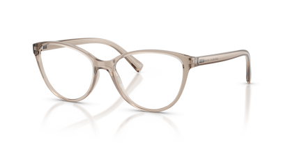 Armani Exchange AX3053 Eyeglasses Frame in 8240 Shiny Transparent Tundra