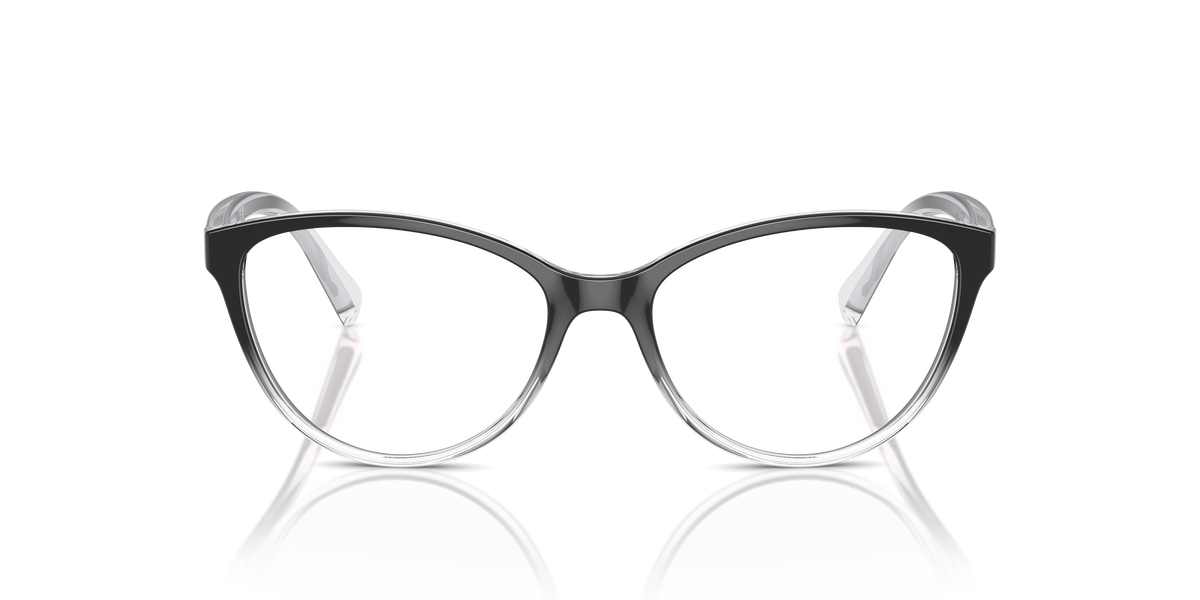 Armani Exchange AX3053 Eyeglasses Frame in 8255 Black & Grey, front view