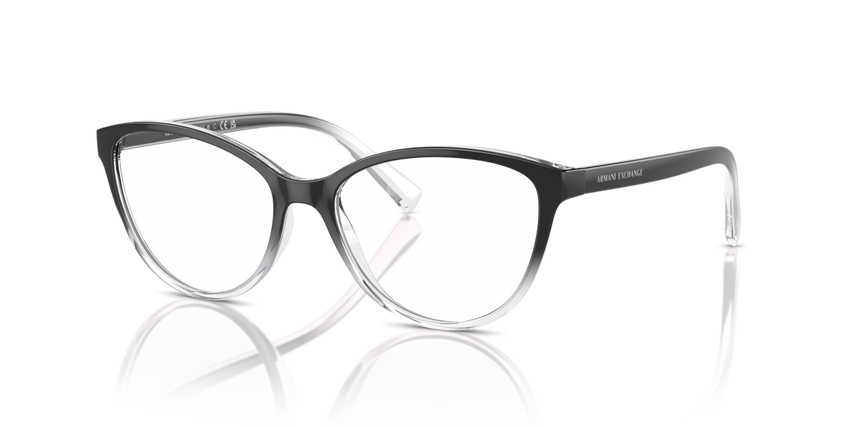 Armani Exchange AX3053 Eyeglasses Frame in 8255 Black & Grey