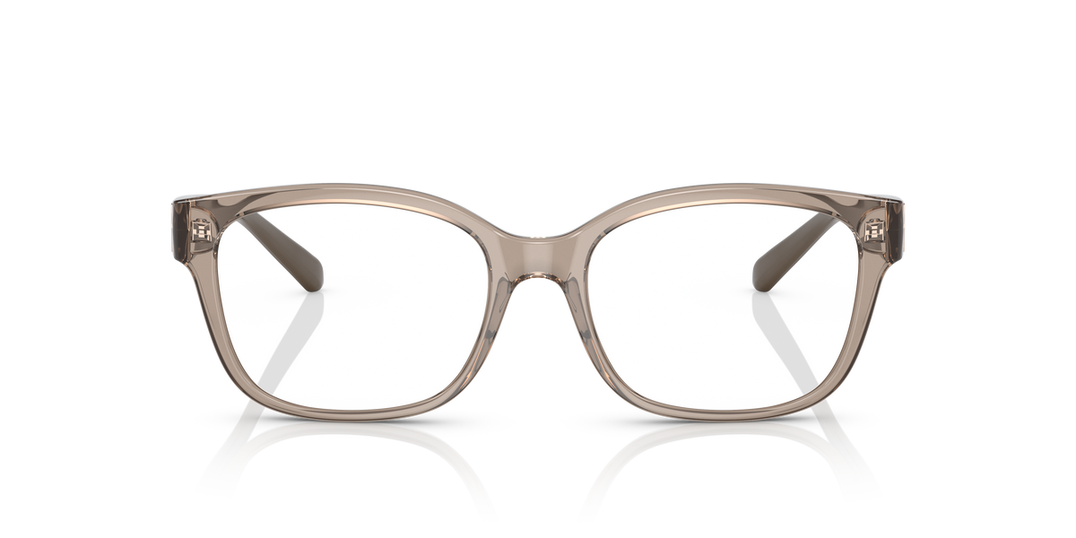 Armani Exchange AX3098 Eyeglasses Frame in 8240 Shiny Transparent Tundra, front view