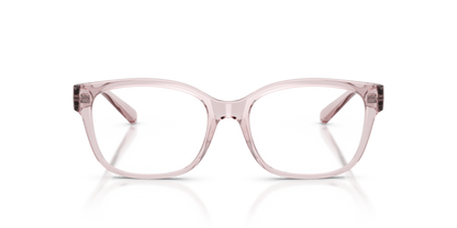 Armani Exchange AX3098 Eyeglasses Frame in 8424 Shiny Transparent Pink, front view