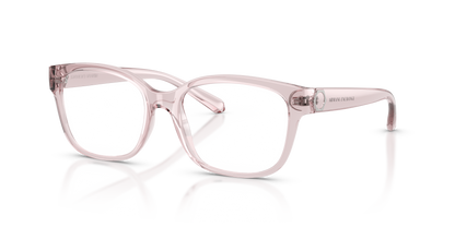 Armani Exchange AX3098 Eyeglasses Frame in 8424 Shiny Transparent Pink