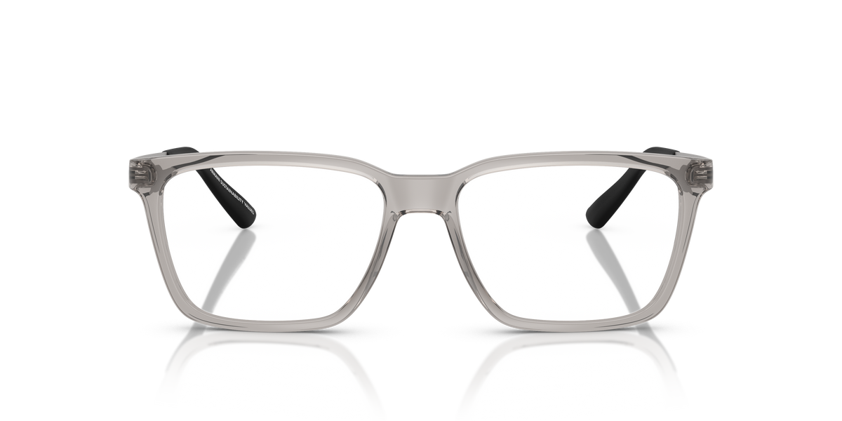 Armani Exchange AX3103 Eyeglasses Frame in 8239 Shiny Transparent Grey, front view
