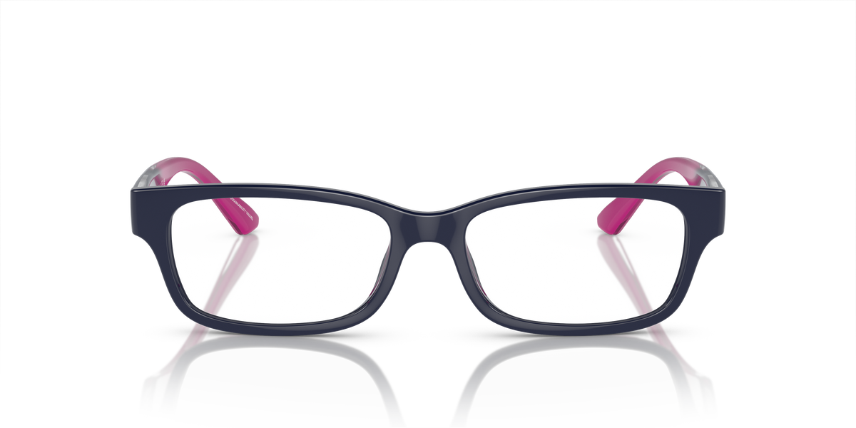Armani Exchange AX3107U Eyeglasses Frame in 8192 Shiny Blue, front view