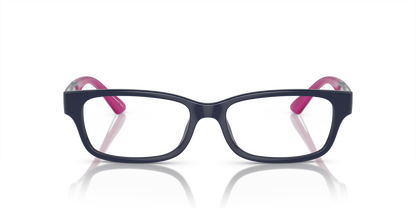 Armani Exchange AX3107U Eyeglasses Frame in 8192 Shiny Blue, front view