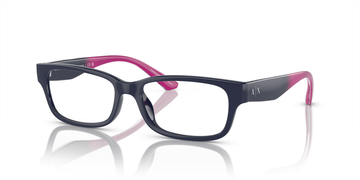 Armani Exchange AX3107U Eyeglasses Frame in 8192 Shiny Blue