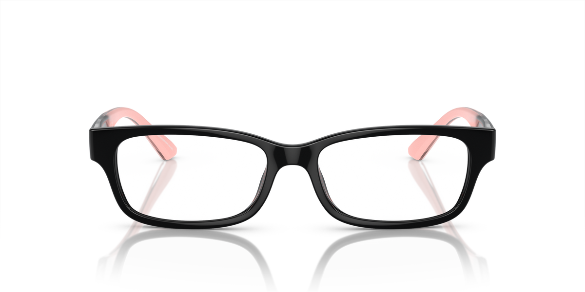 Armani Exchange AX3107U Eyeglasses Frame in 8211 Shiny Black, front view