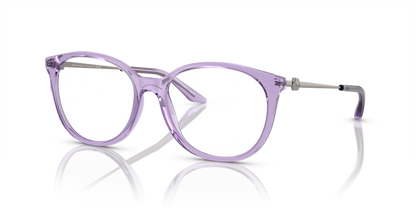 Armani Exchange AX3109 Eyeglasses Frame in 8236 Shiny Transparent Violet
