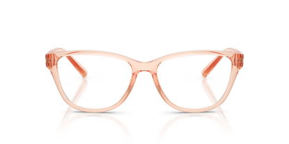 Armani Exchange AX3111U Eyeglasses Frame in 8395 Transparent Peach, front view