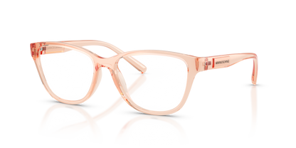 Armani Exchange AX3111U Eyeglasses Frame in 8395 Transparent Peach