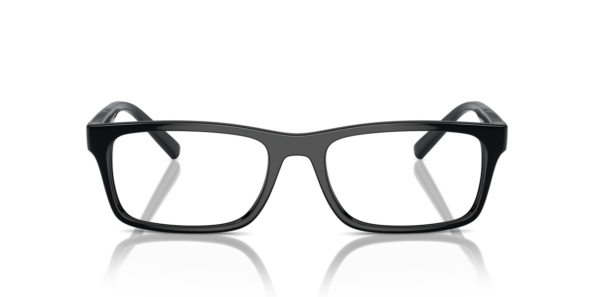 Armani Exchange AX3115 Eyeglasses Frame in 8158 Shiny Black, front view