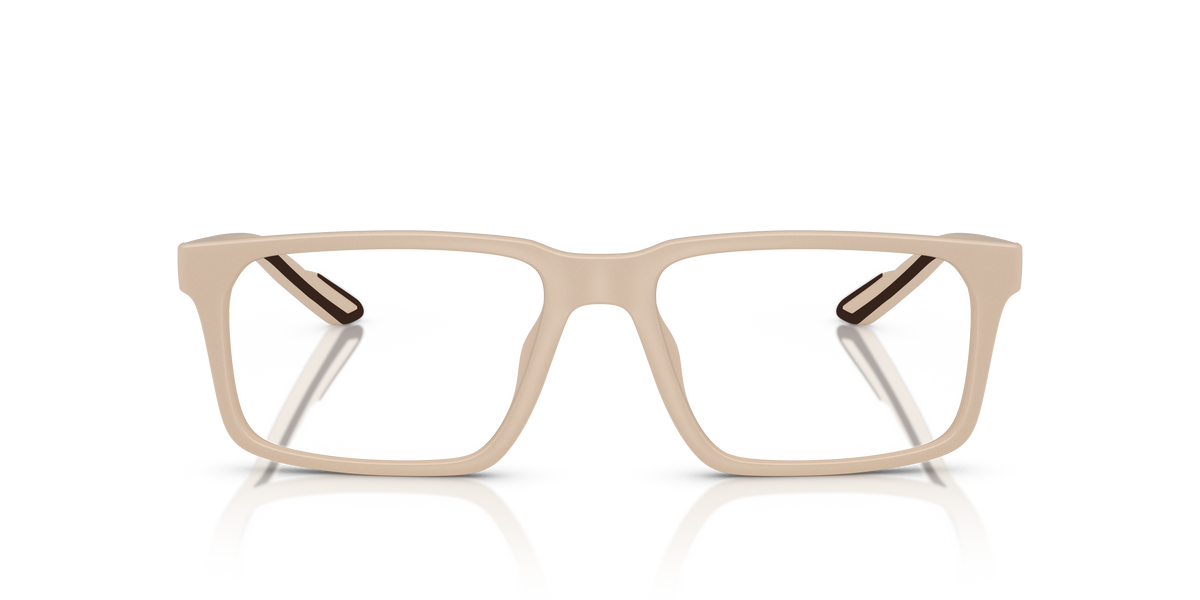 Armani Exchange AX3118U Eyeglasses Frame in 8361 Matte Beige, front view