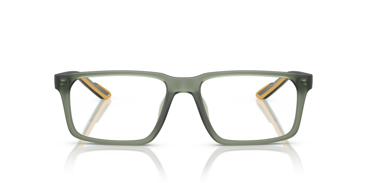 Armani Exchange AX3118U Eyeglasses Frame in 8362 Matt Opalescent Green, front view