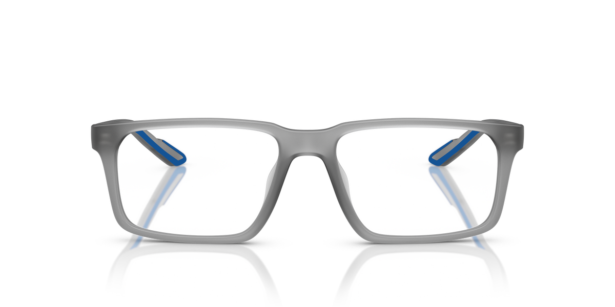 Armani Exchange AX3118U Eyeglasses Frame in 8363 Matt Opalescent Grey, front view