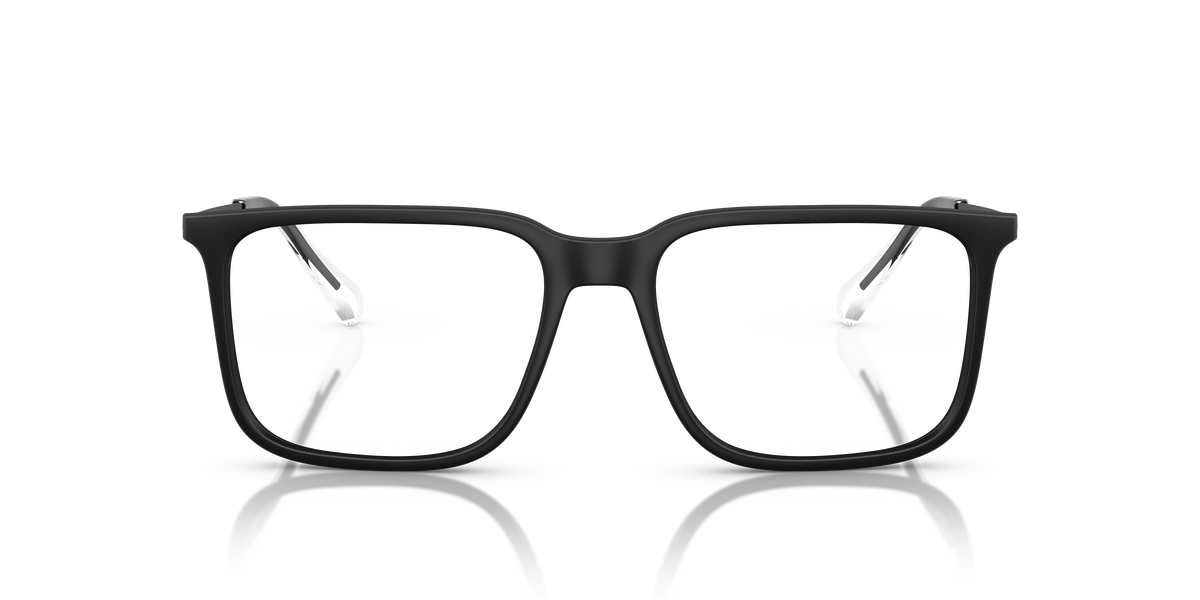 Armani Exchange AX3119 Eyeglasses Frame in 8058 Matte Black, front view