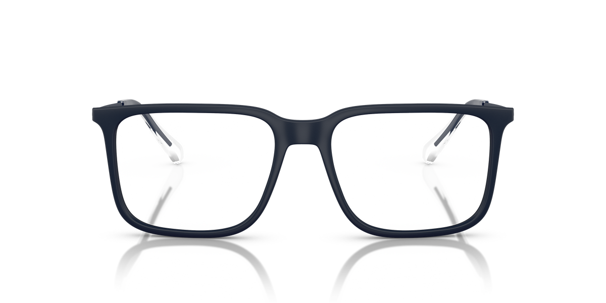 Armani Exchange AX3119 Eyeglasses Frame in 8181 Matte Blue, front view