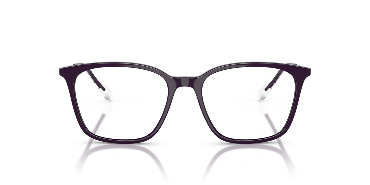 Armani Exchange AX3120 Eyeglasses Frame in 8364 Shiny Dark Purple, front view