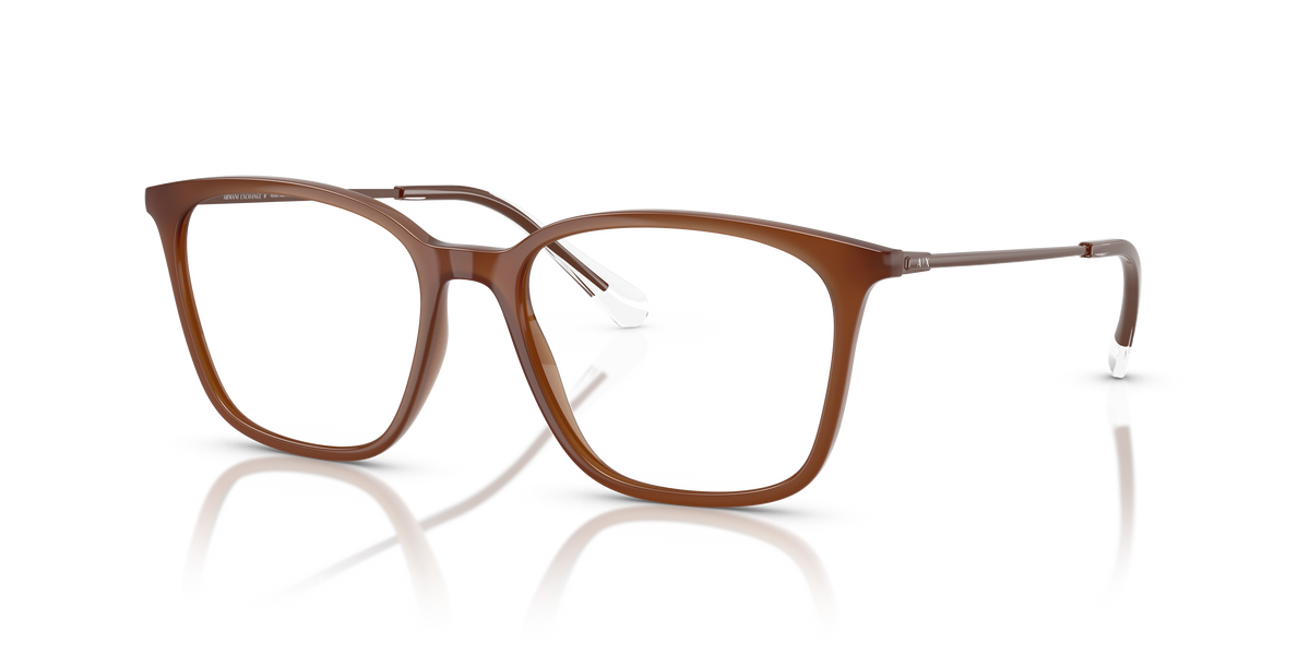 Armani Exchange AX3120 Eyeglasses Frame in 8365 Opalescent Dark Brown