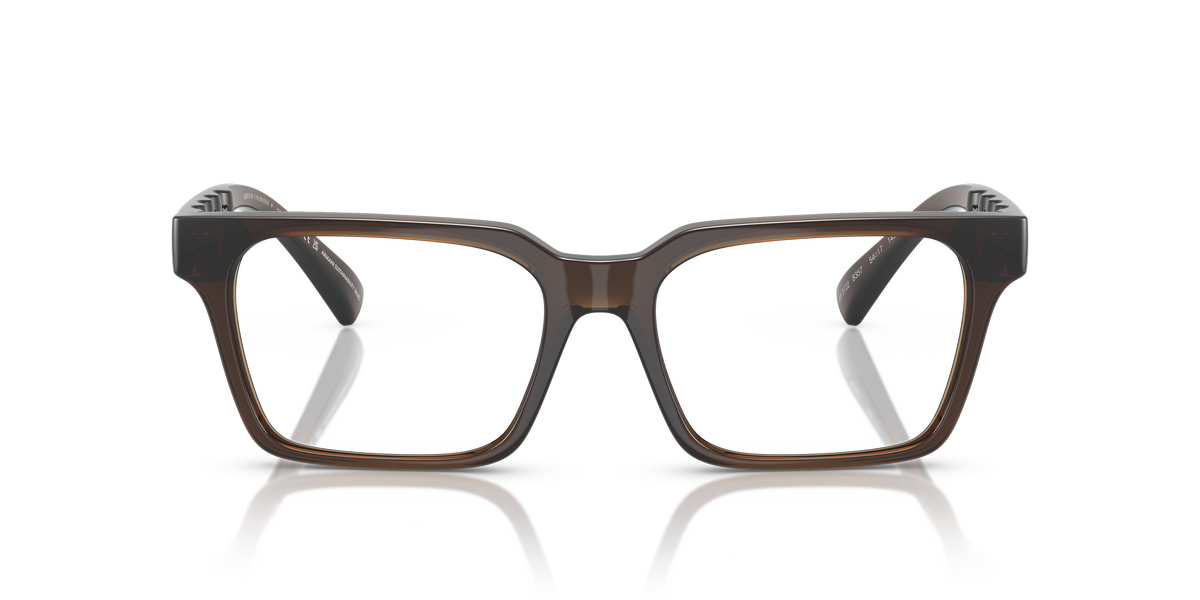 Armani Exchange AX3122 Eyeglasses Frame in 8357 Shiny Transparent Green, front view