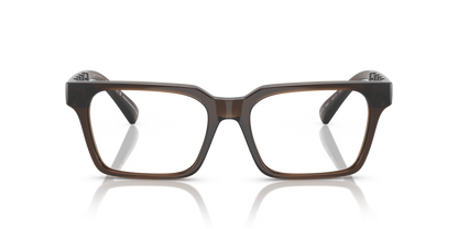 Armani Exchange AX3122 Eyeglasses Frame in 8357 Shiny Transparent Green, front view