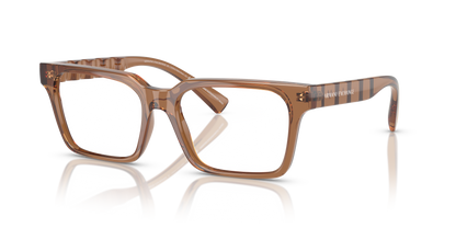 Armani Exchange AX3122 Eyeglasses Frame in 8358 Shiny Transparent Brown