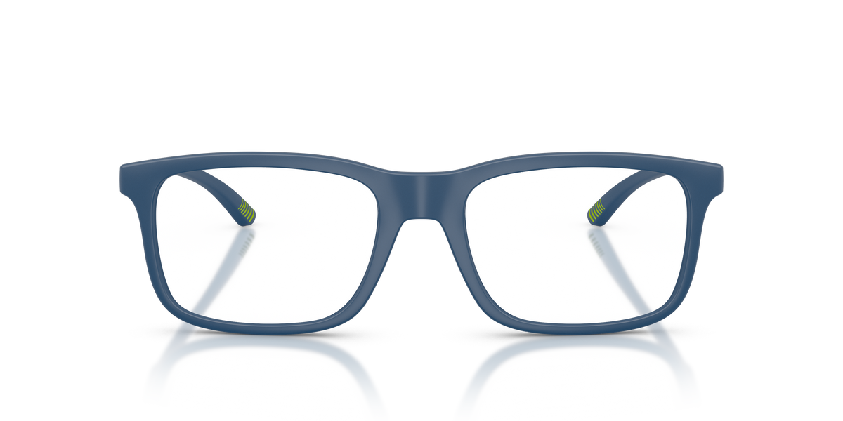 Armani Exchange AX3125U Eyeglasses Frame in 8376 Matte Dark Blue, front view