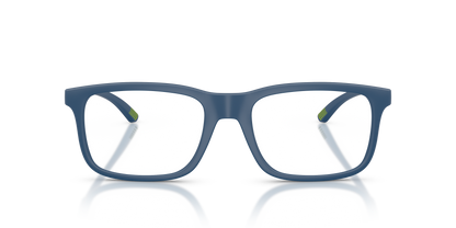 Armani Exchange AX3125U Eyeglasses Frame in 8376 Matte Dark Blue, front view