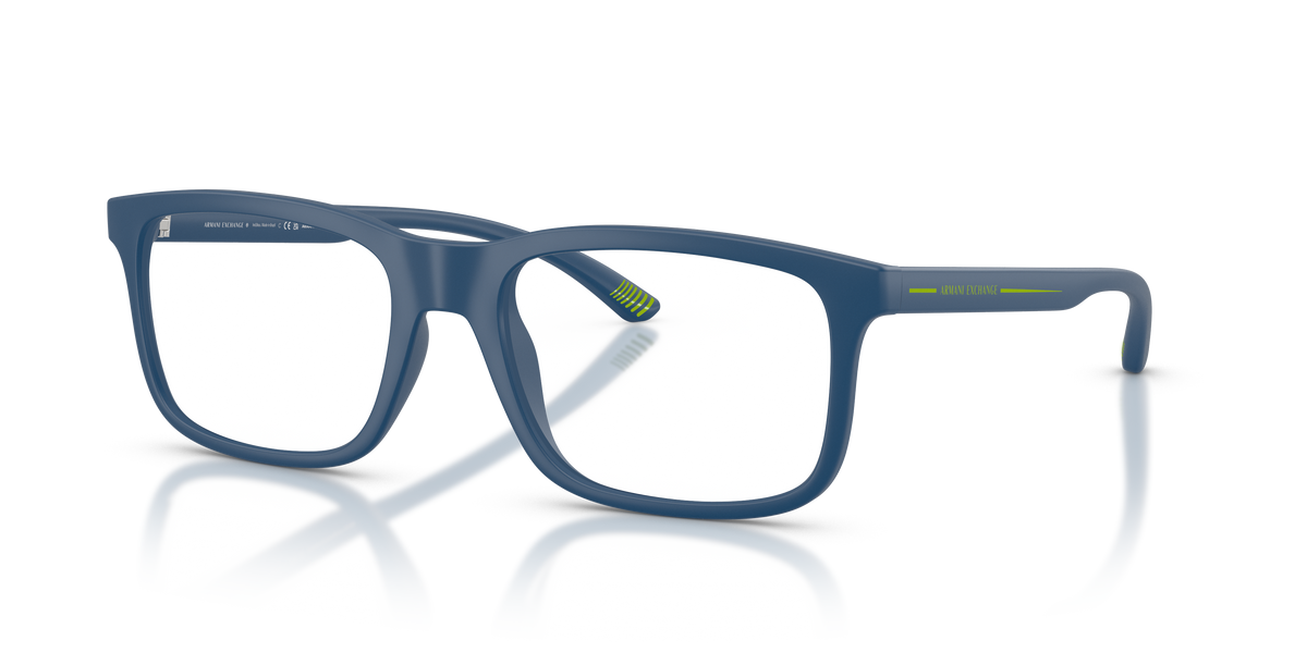 Armani Exchange AX3125U Eyeglasses Frame in 8376 Matte Dark Blue