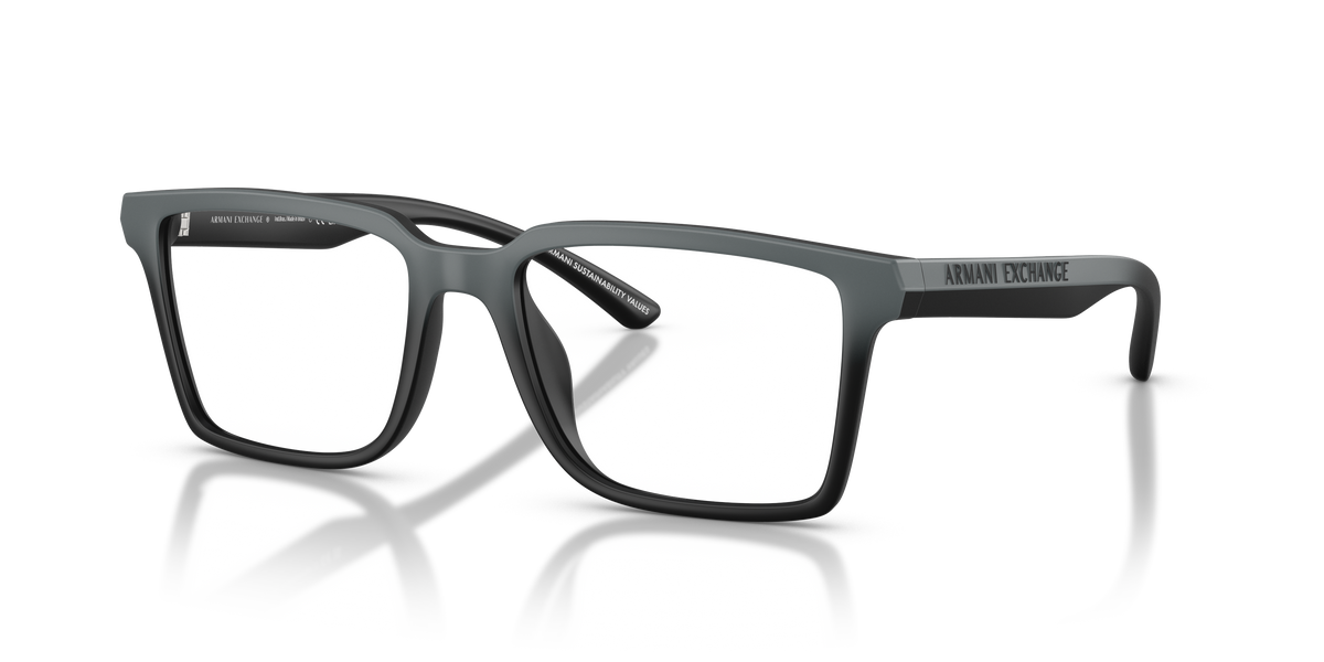 Armani Exchange AX3129U Eyeglasses Frame in 8388 Matte Grey Gradient
