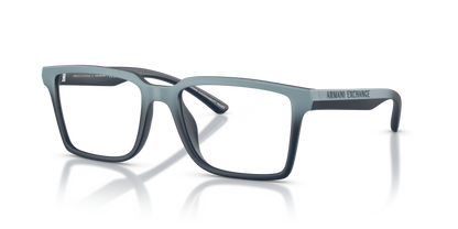 Armani Exchange AX3129U Eyeglasses Frame in 8390 Matte Blue Gradient